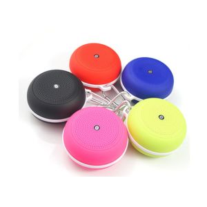 Wireless Bluetooth Shower Speaker , Round Waterproof Bluetooth Speaker With TF
