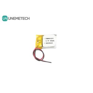 Ultra Thin Lithium Polymer Battery 401215 3.7V 45mAh Li Po Battery for GPS