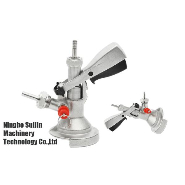 CT6 D Type Stainless Steel Probe Beer Keg Coupler