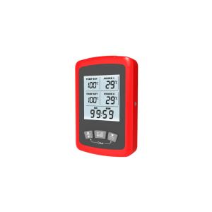 Quality Double Dual Probe Wireless Meat Thermometer With 2 Probes Backlight Square for sale