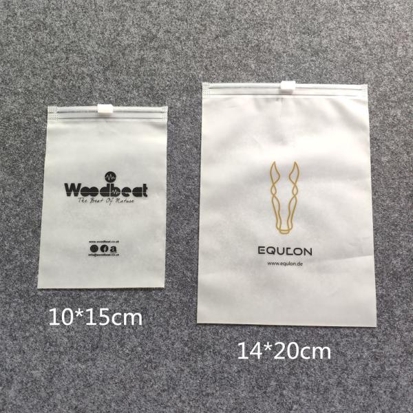 Top Quality EVA PE OPP Bio Degradable T Shirt Bag, OEM Printed Slider Zip Packaging Plastic Bags For Tshirt Swimwear