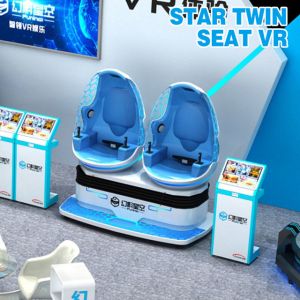 Power Rating Virtual Reality Machine Double Seats Capsule 9d Vr Egg Cinema