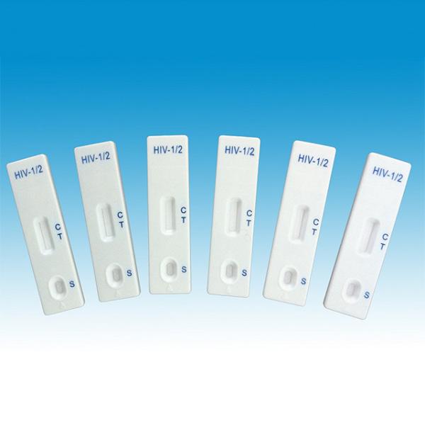 Home White 99% Infectious Disease Rapid Test Kits Plastic Empty Cassette For Hiv