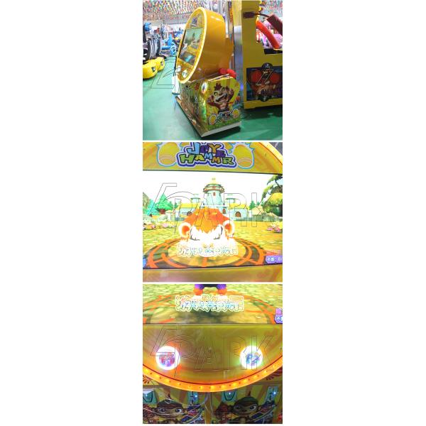 Toddler Coin Operated Joy Hammer Hitting Game Machine With Ticket Function