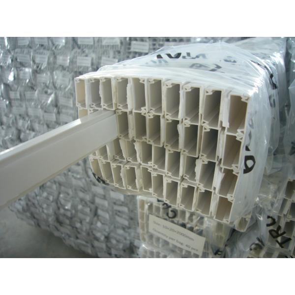 White Grey PVC Electrical Cable Tray Lvd For Wiring Wire Duct