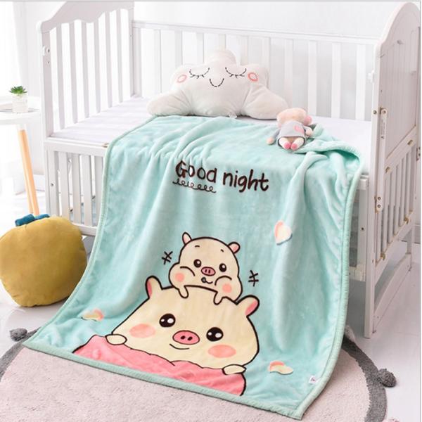 Customized Polyester Fleece Blanket , Anti pilling 130x150cm Polar Fleece Comforter