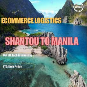 Quality FOB Trade Term  International Sea Freight Service From Shantou To Manila 4 Days for sale