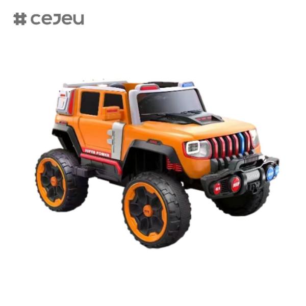 CJ-LC-6169 12V four-drive Jeep with one-button start, Bluetooth,usb - safe, durable, and fun to ride on kids