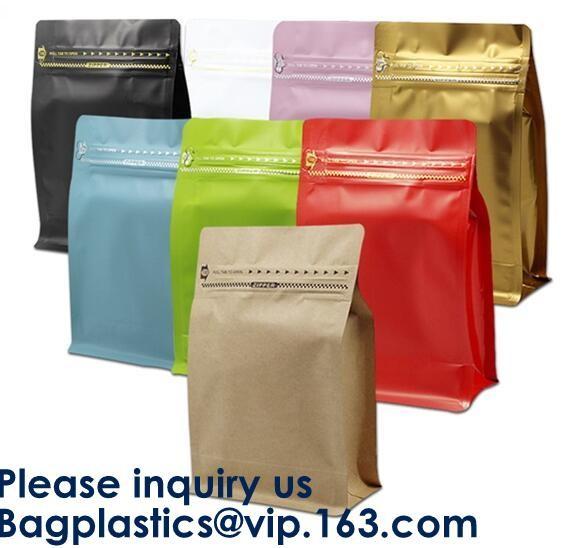 Custom Aluminum Foil Stand Up Flat Pouch Bags Stand Up Pouch Food Bag Protein Zipper Bag, standup pouch bags, bagease