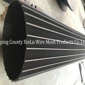 WEDGE WIRE WRAPPED CONTINUOUS SLOT ROTARY DRUM SCREEN MESH FROM XINLU METAL WIRE