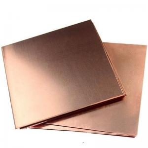 China ASTM 99.9% Pure Copper Flat Sheets Mill Finish C11000 Copper Plate on sale