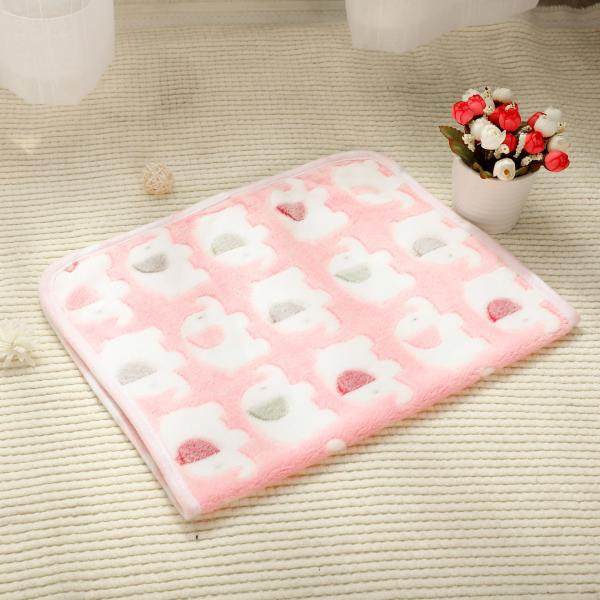 Dog Blanket Soft Plush Coral Fleece Mechanical Wash Pets Rest Sleeping Custom Printed