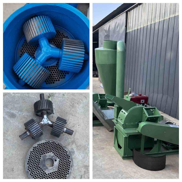 100-1200kg/H Animal Feed Pellet Maker Flat Die Pellet Mill 1-12mm Final Pellet Size