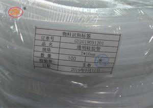 Quality Transparent 70 Shore A MVQ Silicone Tubes For Fluid Transmission for sale