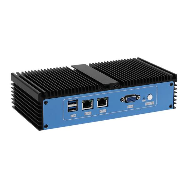 Intel 3865U Celeron Mini PC Router With Eight Ethernet DDR4 16GB RAM Fanless