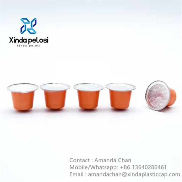 Custom Recyclable Pods Coffee Capsule Aluminum Coffee Capsule With Lid Pod
