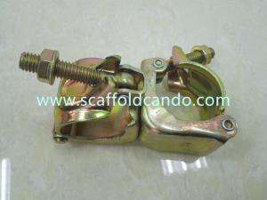 China Good load bearing strength scaffold fixed clamp double coupler with Korea standard for connecting pipes in right angle on sale