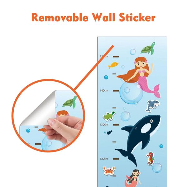 Children's Removable Laminated Poster Board Dry Erase Growth Chart Poster