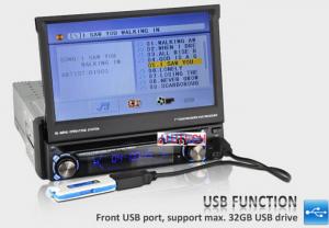 Quality 7 Detachable Single Din Car Stereo GPS Satnav,Car Stereo GPS Navigation Sat Nav DVD Head for sale