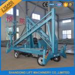 Hydraulic Mobile Articulated Trailer Mounted Boom Lift with Battery / Diesel