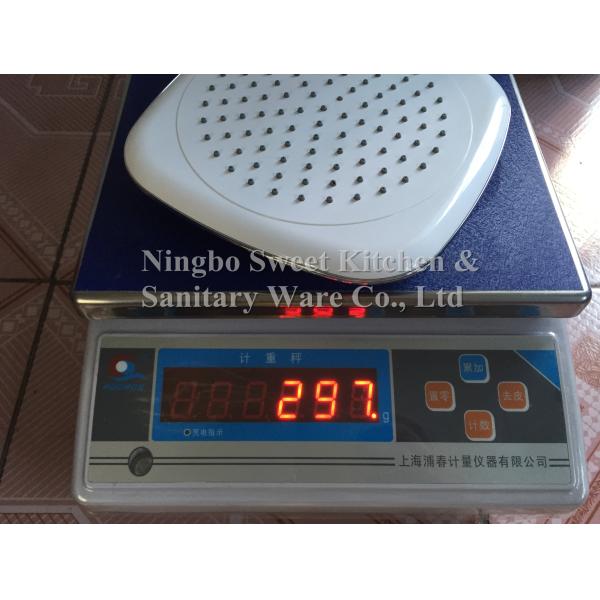 ABS plastic material square chrome plating shower head overhead shower top shower rain shower set