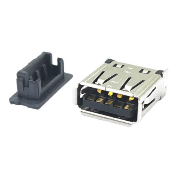 15u" PA10T USB3.1 Micro USB Pcb Socket Pin Out Female H14.5mm