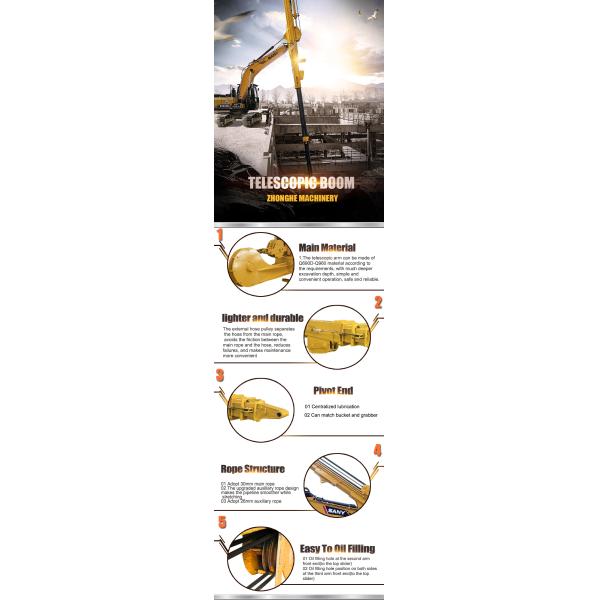 Excavator Teledipper: High-Performance Telescopic Arm