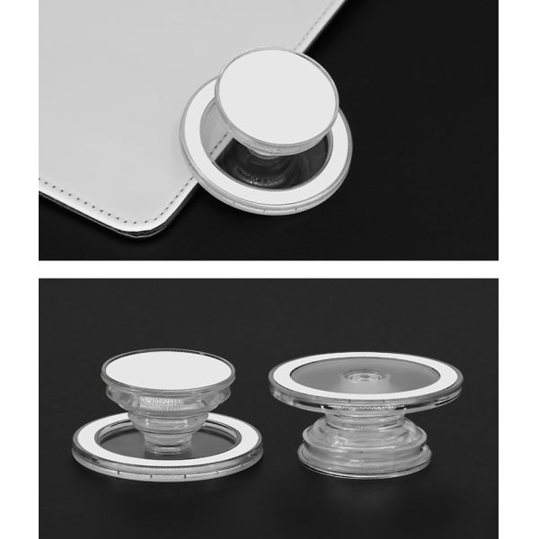Sublimation Magnetic Pop Socket For Iphone Custom Diy Photo Printing Magsafe Popsocket
