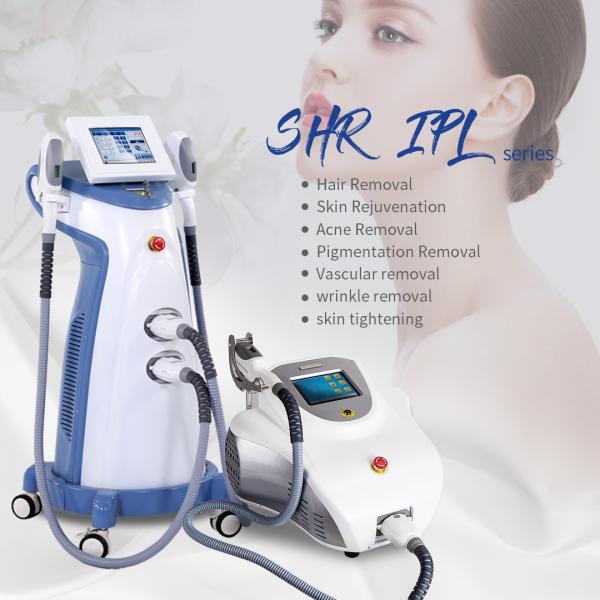 Vertical OPT SHR Skin Rejuvenation Acne Treatment And Pigmentation Removal