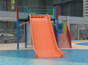 China Fiberglass Kids’ Wide Water Slide, 5.0m Height Slides for  Water Park on sale