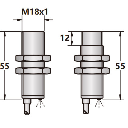 SR-SL-C18 M18 Inductive Proximity Sensor IP67 Dc Proximity Switch Light