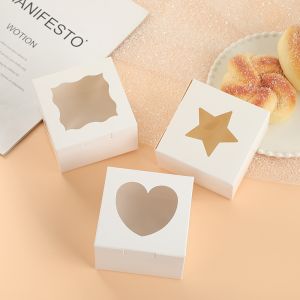 Quality Biscuit Packaging Box Creative Pattern Paper Tiramisu Packaging Box for sale