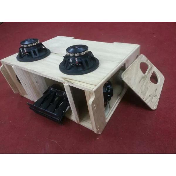 Three Way Dual 10 Inch Compact Line Array Speaker With Neodymium Drivers