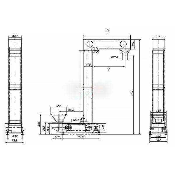 Customized factory SUS304 Stainless Steel Vertical Z Type Bucket Elevator Lifting Hoisting Conveyor Manufacturer for Building Material Shops,