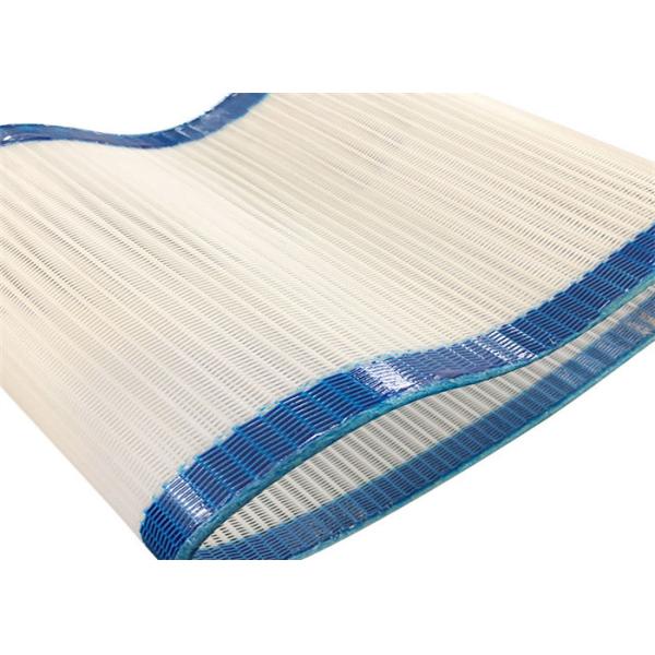 Good Air Permeability Polyester Spiral Dryer Mesh Belt With 2-3cm Glue Edge