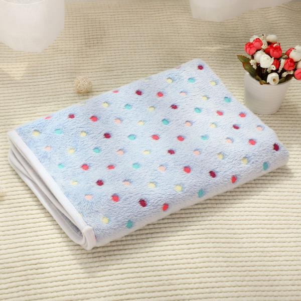 Dog Blanket Soft Plush Coral Fleece Mechanical Wash Pets Rest Sleeping Custom Printed