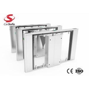Buy cheap Stainless Steel Flap Barrier Turnstiles Servo Motor RFID Face Recognition from wholesalers