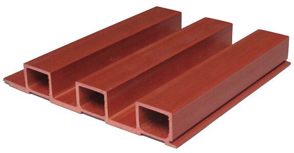 High capacity PVC WPC decking floor extrusion line with laminating film surface treatment with conic twin scerw extruders