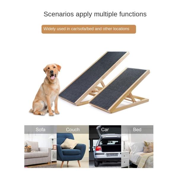40cm 70cm Dog Car Steps Ramp Two Gear Scratch Resistant