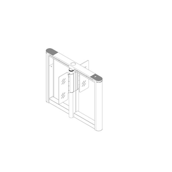 High Speed Swing Barrier Gate Access Control with Servo Motor 50W 0