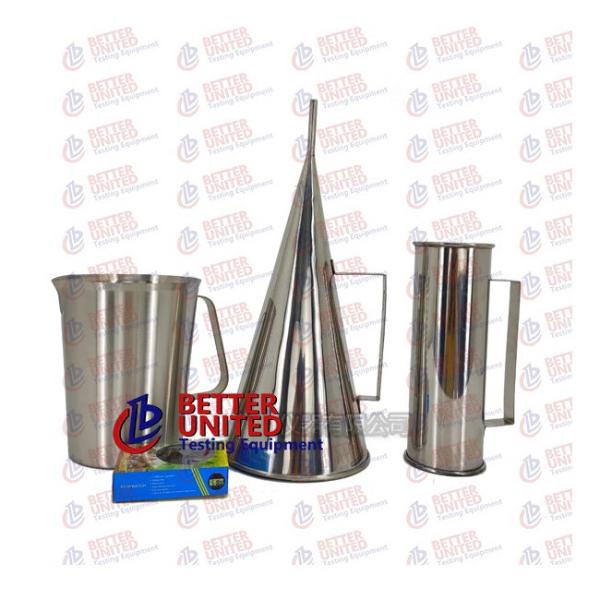 Standard Stainless 16 Mesh 1.25mm Marsh Funnel Viscometer For Drilling Fluid