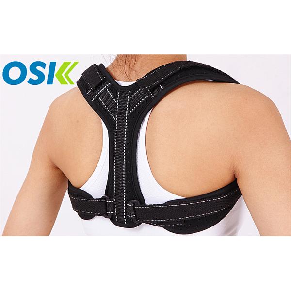 Effective Black Back Posture Belt , Backbone Posture Support For Women And Men