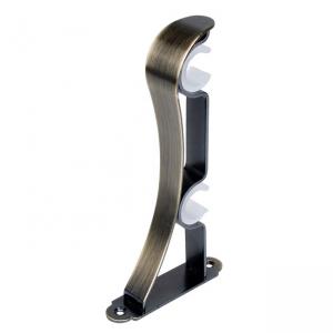 China Stainless Steel Extendable Double Curtain Pole Brackets on sale