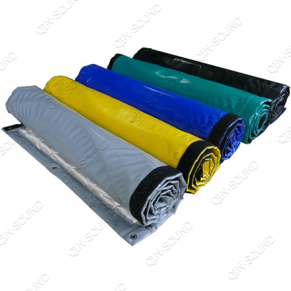 Portable Noise Barriers for Construction Chain Link Fence Panels