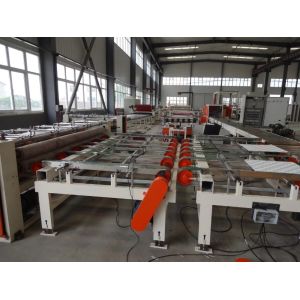 White Fireproofing Fiber Cement Board Machine And Exterior Wall Board Machine