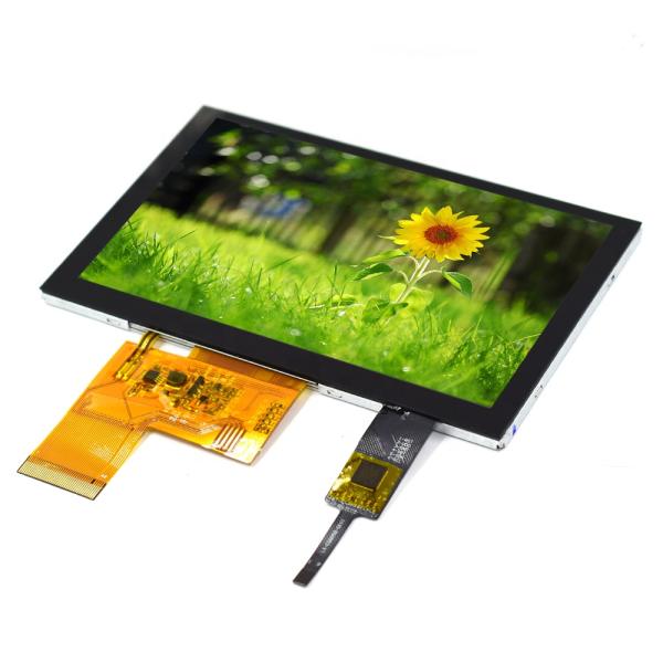 5Inch 800X480 Dots TFT LCD Module 900 CD/ M2 With Optional Touch Screen