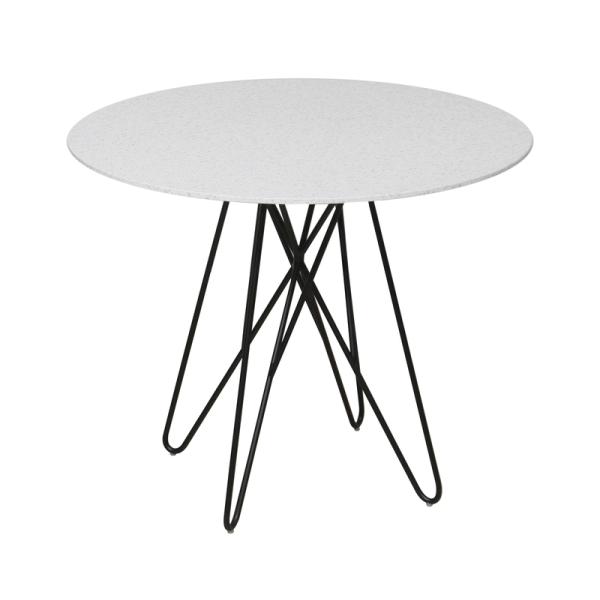 Diameter 900mm Modern Customized Ceramic Kitchen Tables, Knock-Down, Indoor Type DT-1024