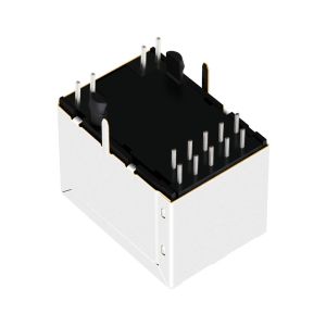 V890-1AX1-A1 Vertical RJ45 Socket , LPJD0834BDNL 1x10/100/1000Mbps