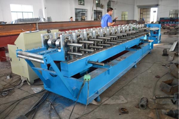 Buy Roller Material GCr15 Door Frame Roll Forming Machine with Hydraulic Cutting at wholesale prices