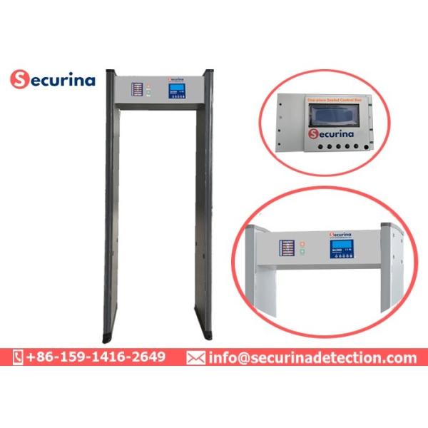 12 Low Voltage Metal Detector Body Scanner 2 LED Panel With Keypad Operation